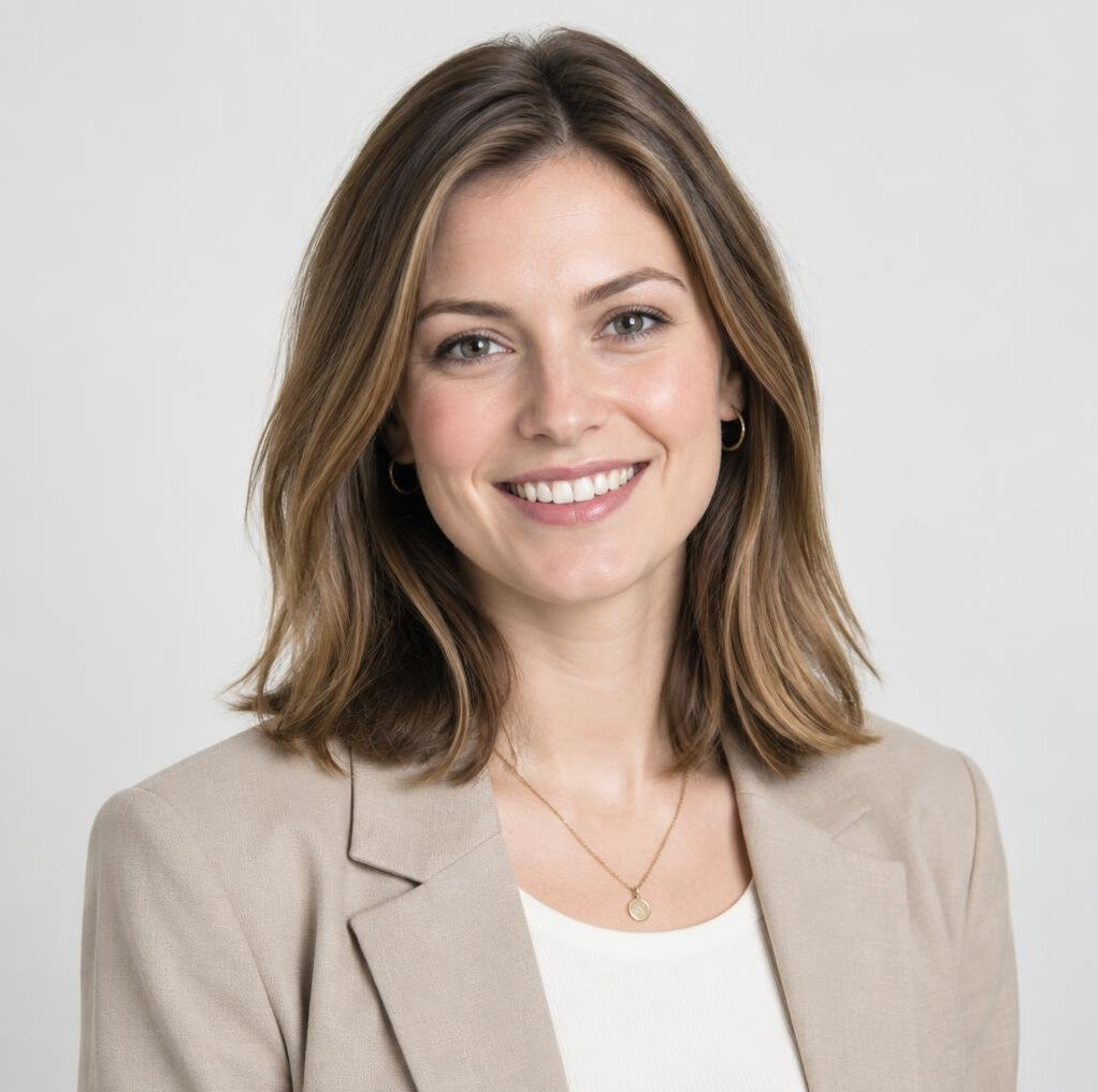 Studio portrait of a female security specialist