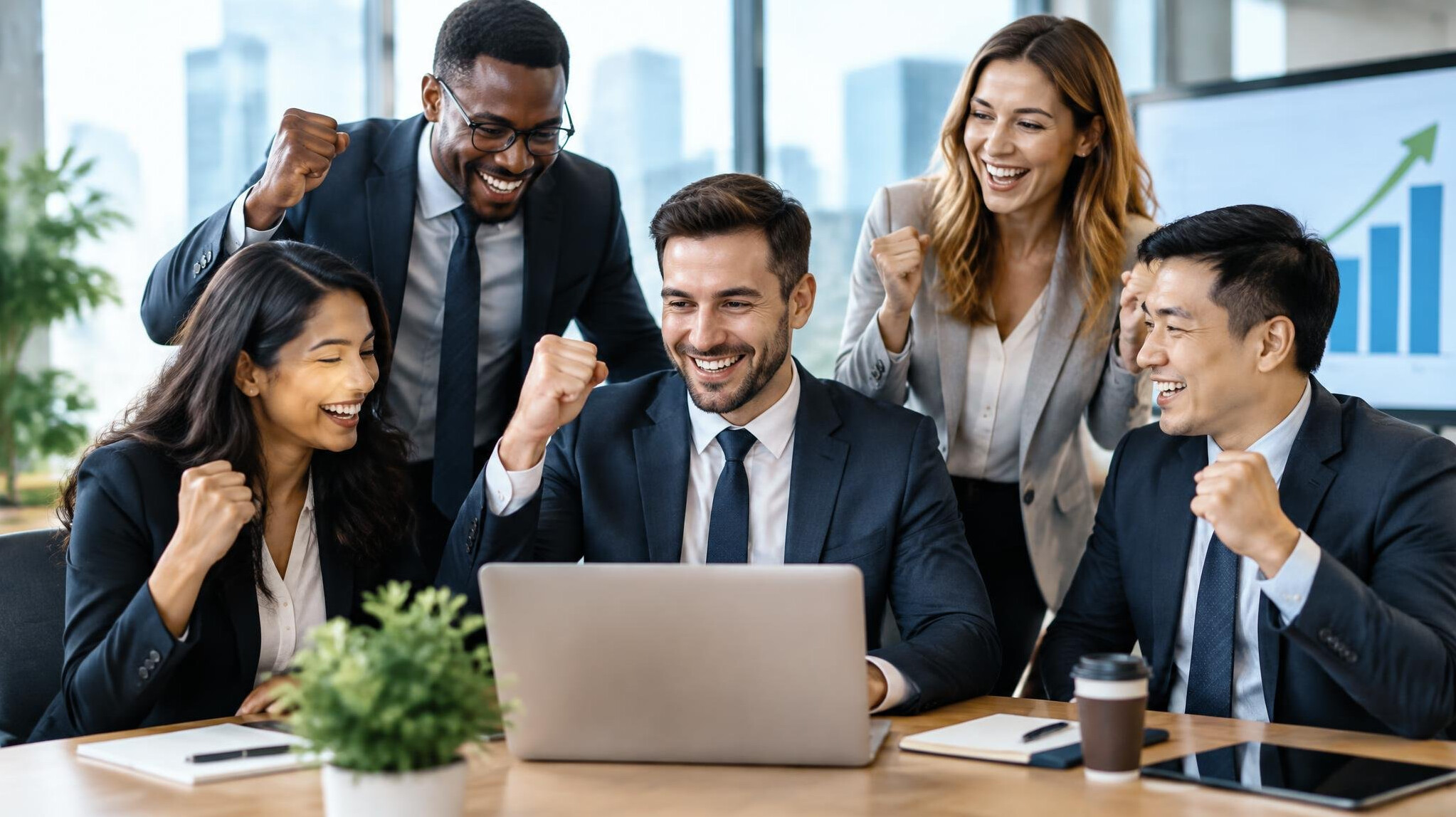 successful business team